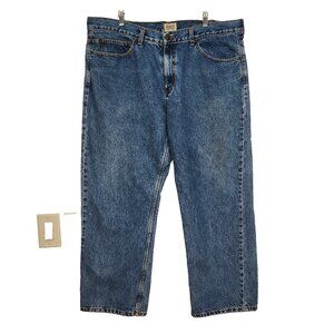 C.E. Schmidt Vintage Workwear Jeans 42 X 30 Blue 100% Cotton‎ Small Stain